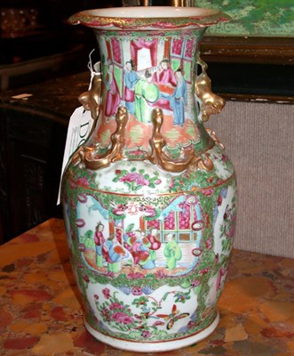 Lot 397 - Chinese Export Rose Medallion Porcelain Vase