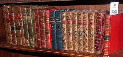 Lot 424 - [BINDINGS] Group of 21 vols. bound in full or...