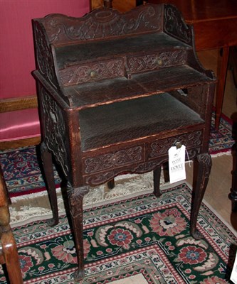 Lot 455 - Louis XV Style Oak Side Cabinet
