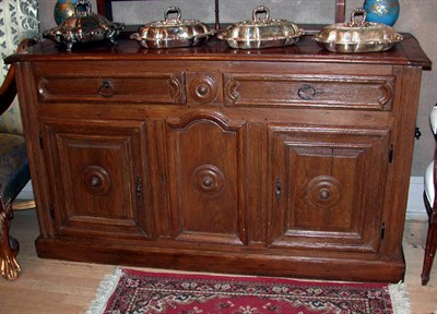 Lot 292 - French Provincial Oak Credenza