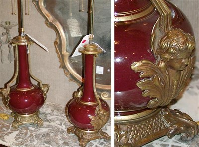 Lot 278 - Pair of Louis XV Style Gilt-Metal Mounted...