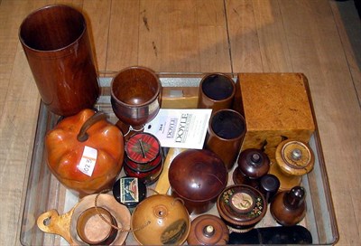 Lot 264 - Miscellaneous Group of Treen Articles...