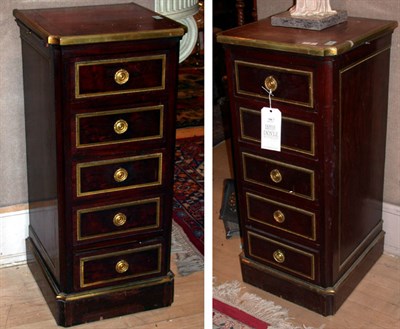Lot 248 - Pair of Empire Style Gilt-Metal Mounted...
