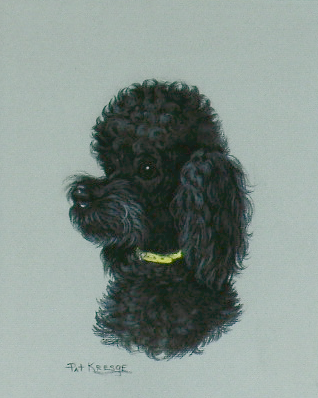 Lot 131 - Pat Keesge 20th Century PORTRAIT OF A POODLE...