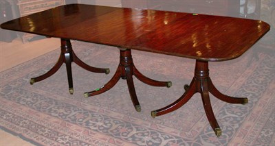 Lot 399 - George III Style Cross-Banded Mahogany...