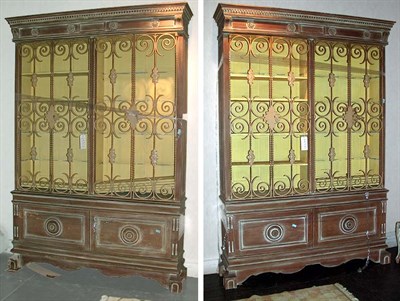 Lot 173 - Pair of Neoclassical Style Pine Bookcases