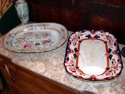 Lot 253 - Two English Ironstone Platters
