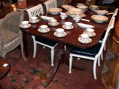 Lot 139 - Georgian Style Mahogany Double-Pedestal Dining...
