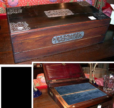 Lot 241 - Regency Style Rosewood Lap Desk