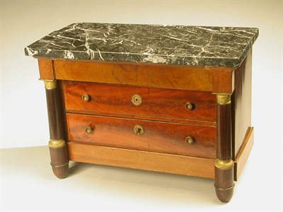 Lot 383 - Empire Style Gilt-Metal Mounted Mahogany...