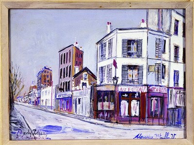 Lot 45 - Maurice Utrillo French, 1883-1955 RUE DU...