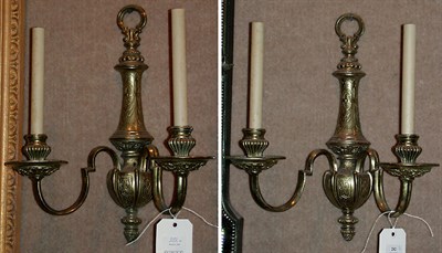 Lot 282 - Pair of Baroque Style Patinated-Metal...