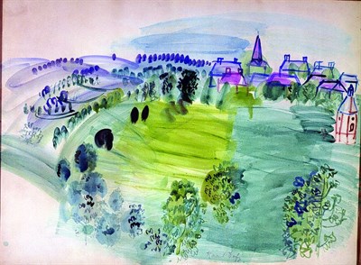 Lot 44 - Raoul Dufy French, 1877-1954 PAYSAGE EN...
