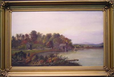 Lot 3 - American School 19th Century AN OUTING BY A...