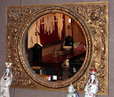 Lot 179 - Early Victorian Gilt-Wood Mirror