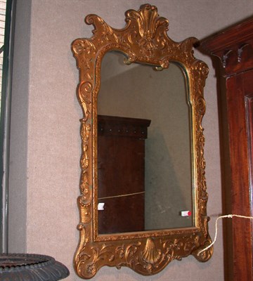 Lot 476 - George II Style Gilt Decorated Mirror