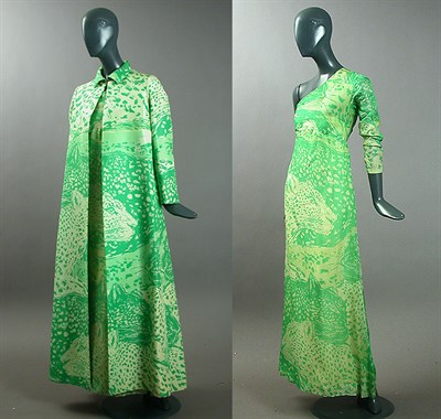 Lot 671 - Givenchy Animal Print Evening Ensemble