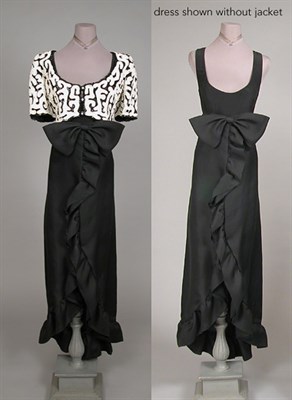 Lot 673 - Givenchy Black and White Evening Ensemble