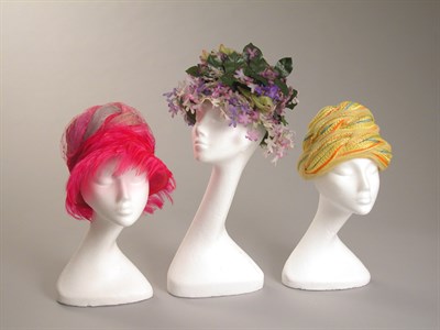 Lot 703 - Three Christian Dior Spring Hats