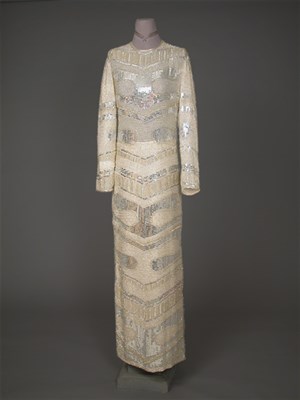 Lot 666 - Halston Evening Gown