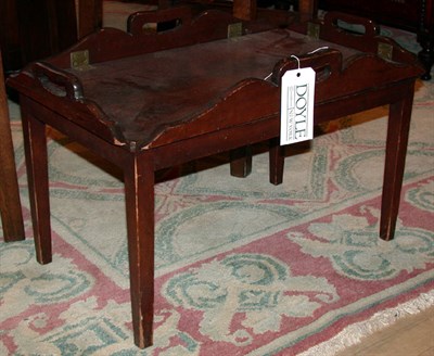 Lot 362 - Georgian Style Mahogany Tray Table