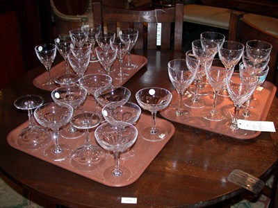 Lot 363 - Set of Val St. Lambert Colorless Glass...