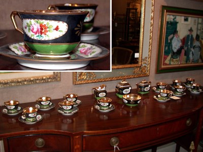Lot 368 - Continental Gilt Decorated Porcelain Tea...