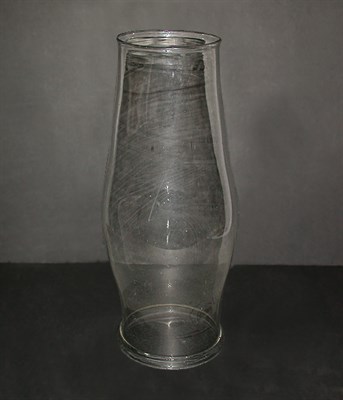 Lot 246 - Glass Hurricane Shade Early 19th century Of...