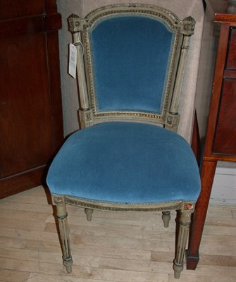 Lot 371 - Pair of Louis XVI Style Painted and...