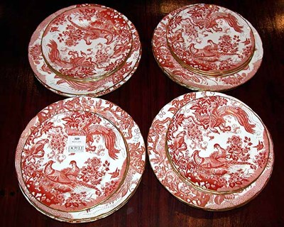 Lot 389 - Set of Twenty-Four Royal Crown Derby Gilt...