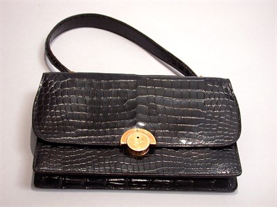 Lot 873 - Hermes Crocodile Handbag
