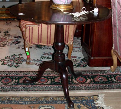 Lot 443 - Georgian Style Mahogany Tilt-Top Table
