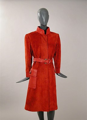 Lot 654 - Gucci Suede Coat