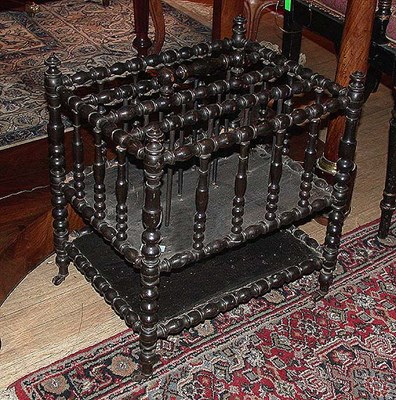 Lot 506 - Victorian Walnut Canterbury