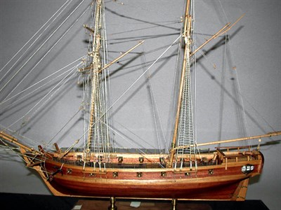 Lot 276 - Wood Ship Model of the U.S.S. Enterprise In a...