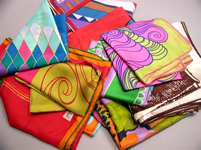 Lot 713 - Group of Thirteen Giorgio di Sant'Angelo Scarves