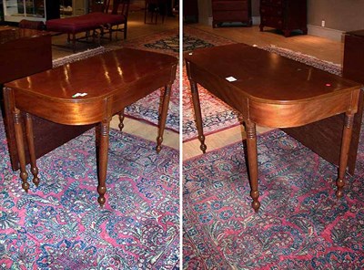 Lot 61 - Federal Mahogany Two-Part Dining Table 19th...