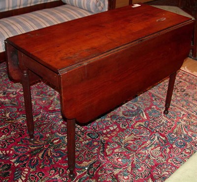 Lot 162 - Federal Cherry Drop-Leaf Table The rectangular...