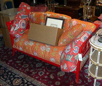 Lot 238 - Neoclassical Style Painted Settee