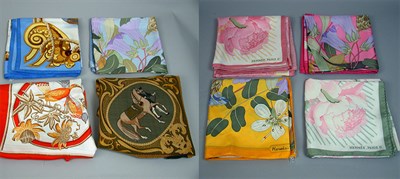 Lot 720 - Group of Hermes Scarves