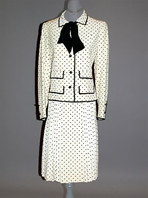 Lot 677 - Chanel Silk Gabardine Day Suit