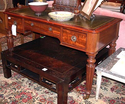 Lot 284 - William IV Leather Inset Mahogany Writing Table