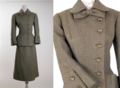 Lot 527 - Jacques Fath Day Suit