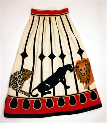 Lot 636 - Malcolm Starr Wildcats Long Skirt