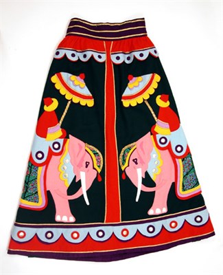 Lot 637 - Malcolm Starr's Elephant Ride Long Skirt