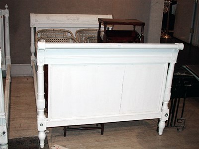 Lot 194 - Directoire Style White Painted Bed