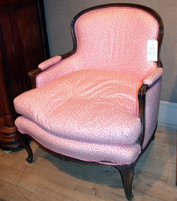 Lot 429 - Louis XV Style Upholstered Walnut Bergere