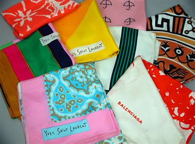 Lot 714 - Group of Designer Scarves