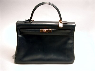 Lot 881 - Hermes Black Kelly Bag