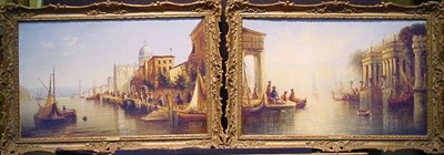 Lot 50 - G. Sidoli Italian, 19th century CANAL...